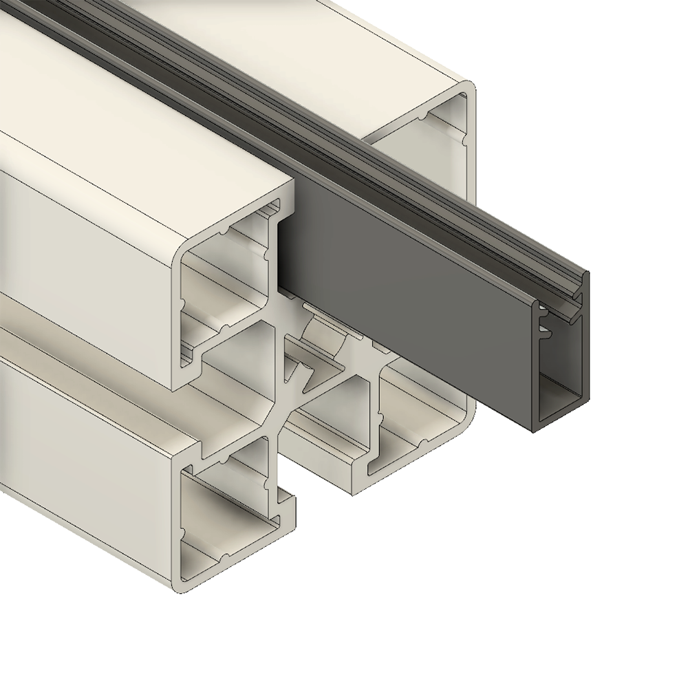 61-110-0 MODULAR SOLUTIONS SEALING PROFILE<br>1/4" PANEL GASKET INSERT 2M